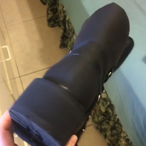 Puma Fenty SB Black Eyelet Rihanna Boots - Picture 5 of 8